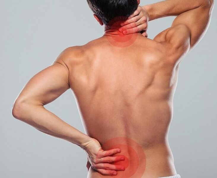 A man has spinal cord